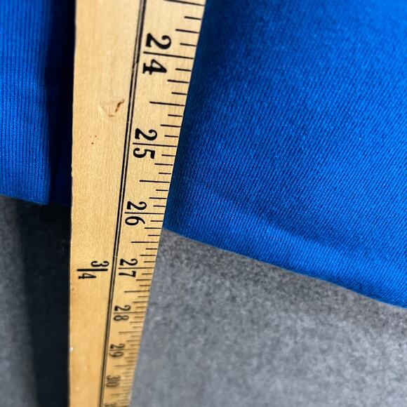 Susan Graver Weekend Regular Marina Knit Blazer Blue Brigade Size Small - Picture 4 of 9